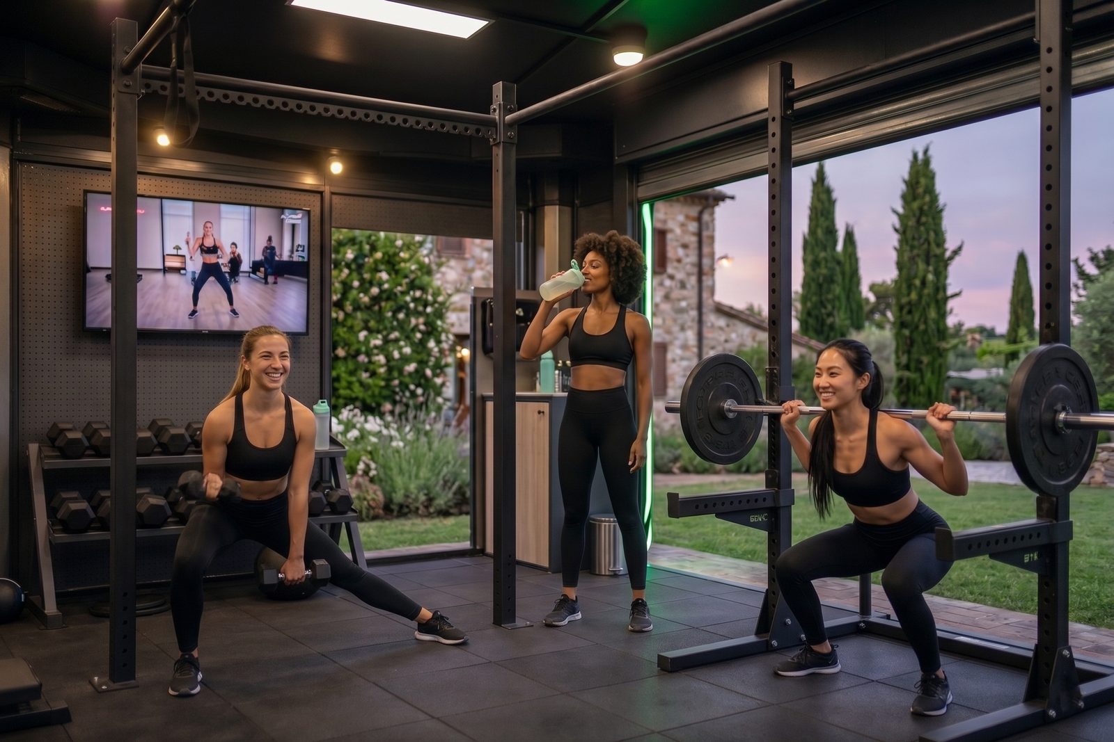 Axeron Green Fit, palestra in giardino