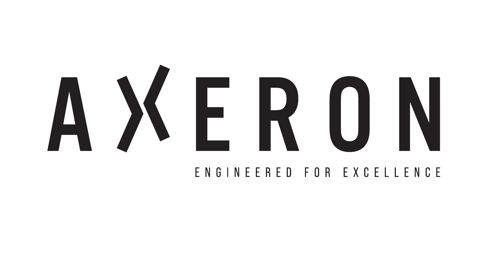 Logo Axeron in positivo, design di Visione Nuova