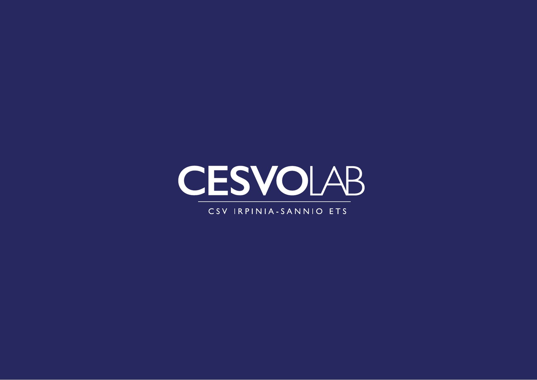 Logo CESVOLAB su blu