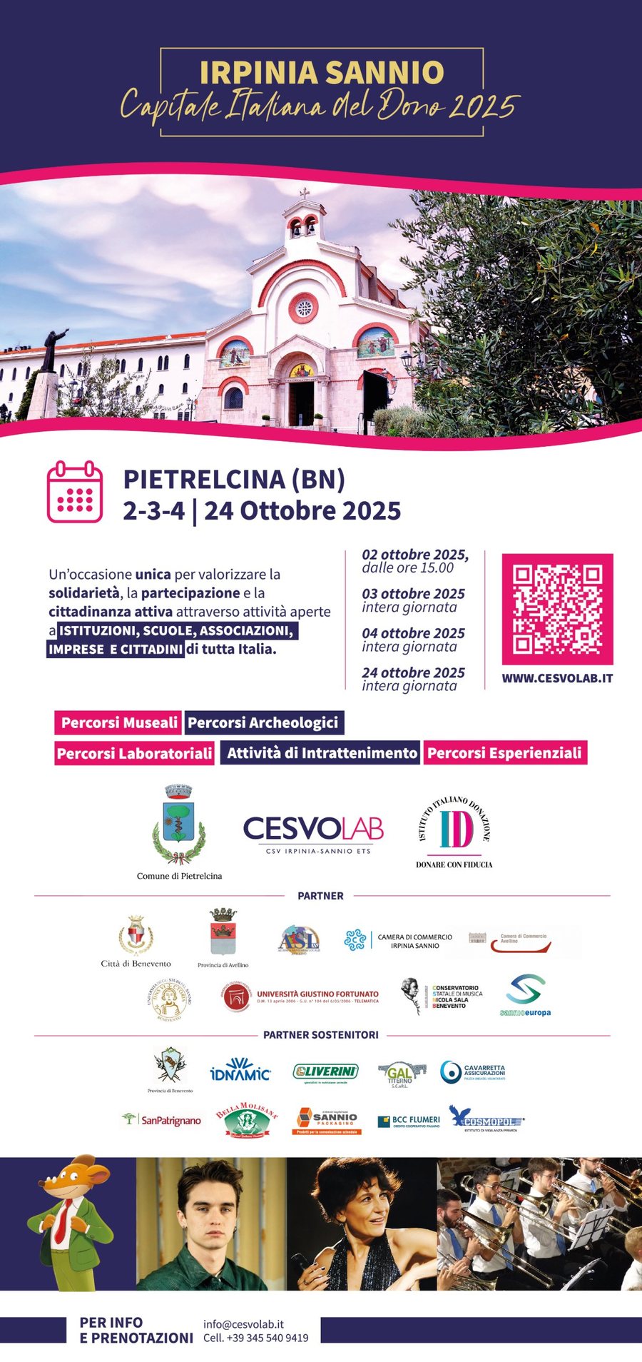 Roll-up Irpinia Sannio Capitale Italiana del Dono 2025