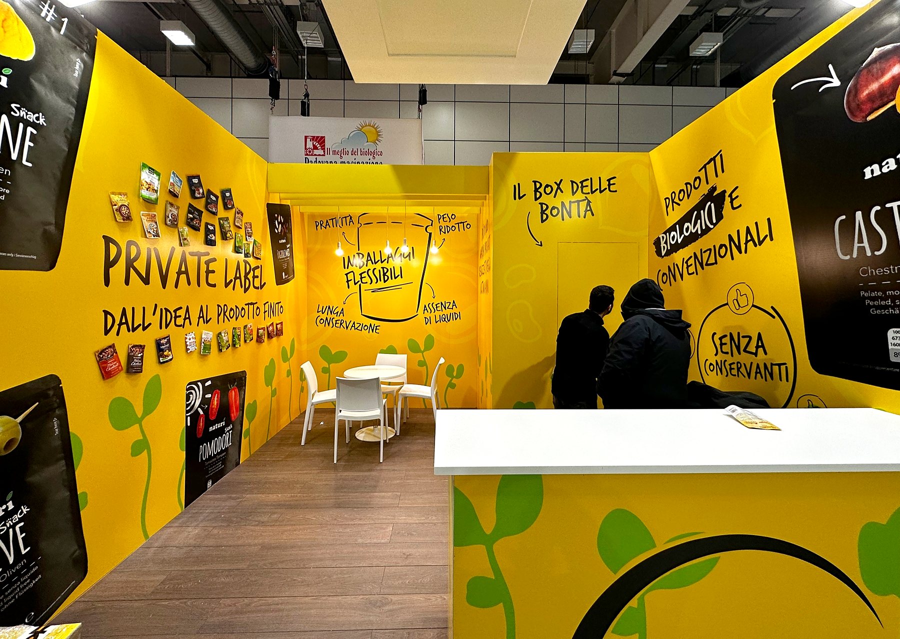 Stand Naturì di Italcastagne a Marca, Bologna