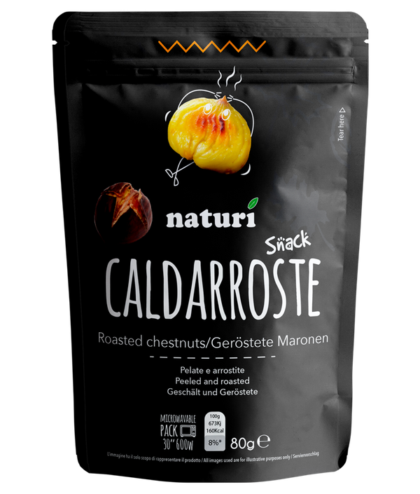 Packaging Naturì Caldarroste, design di Visione Nuova per Italcastagne