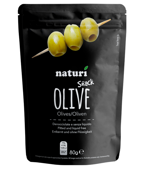 Packaging Naturì Olive, design di Visione Nuova per Italcastagne
