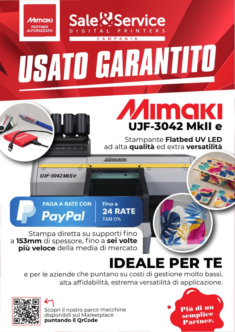 Cartello usato garantito per lo showroom Sale&Service