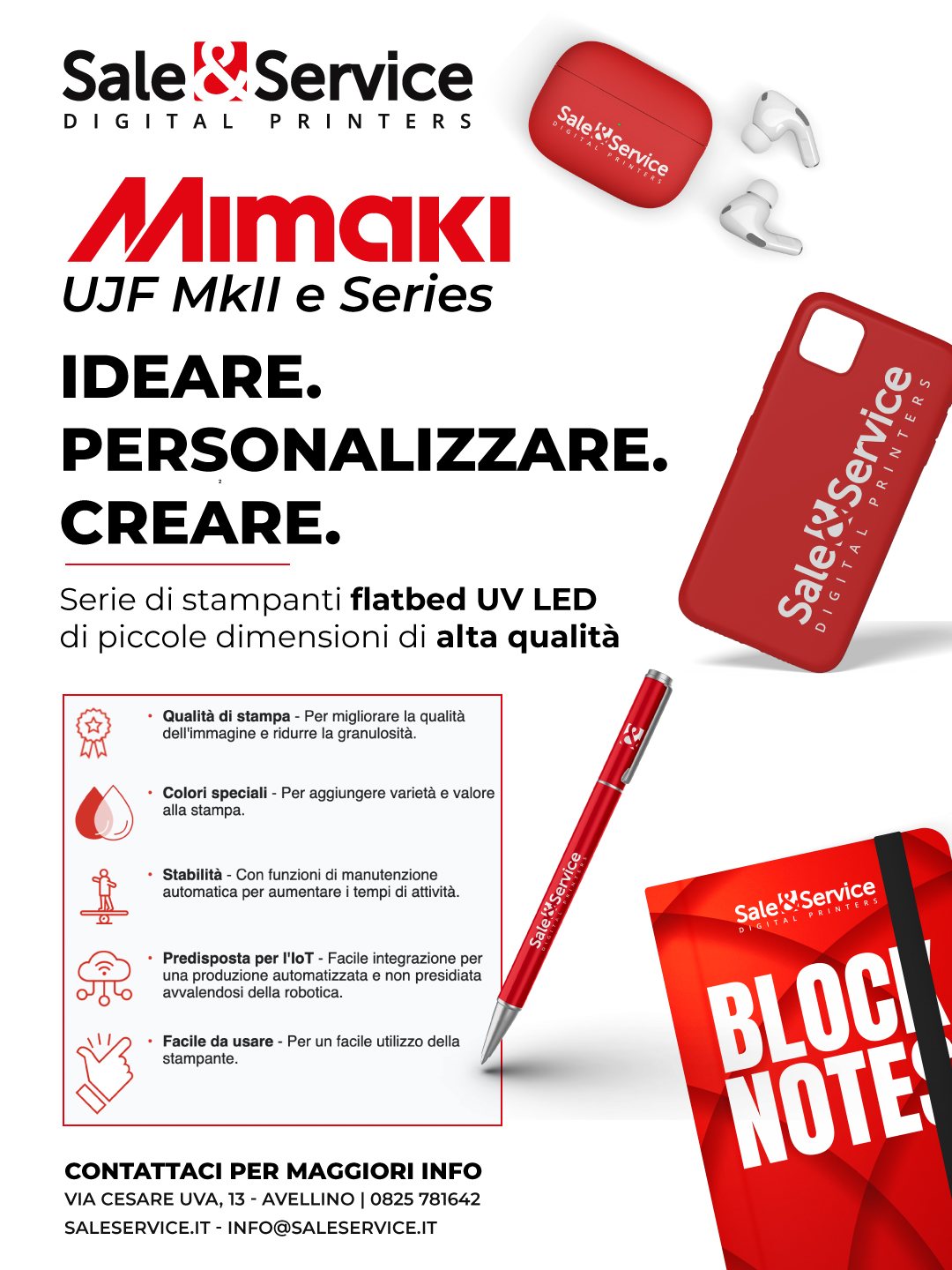 Post social Sale&Service, Mimaki UJF MkII e Series