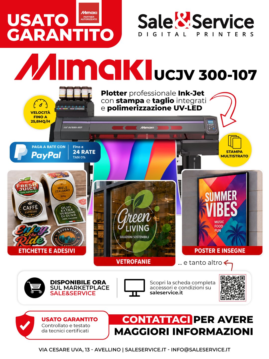Post social Sale&Service, Usato garantito Mimaki UCJV 300-107