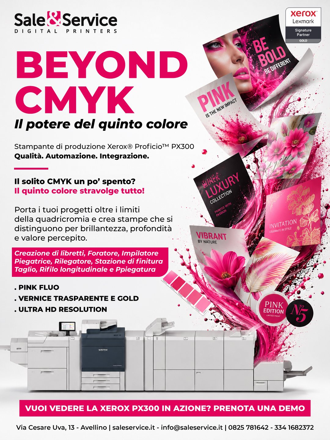 Post social Sale&Service, Xerox Proficio PX300, Beyond CMYK